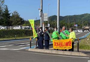 春の交通安全町民総ぐるみ運動出発式