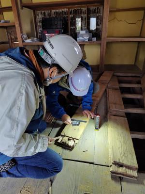 年代測定の様子1
