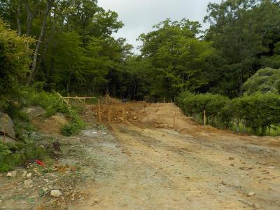深山山麓少年の森BMXコース施工状況