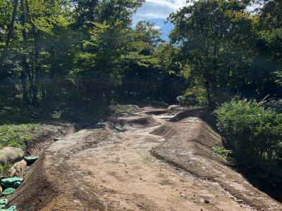 深山山麓少年の森BMXコース完成２
