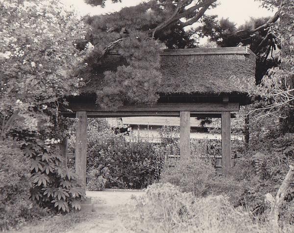 蓑首城大手門写真（昭和45年撮影）