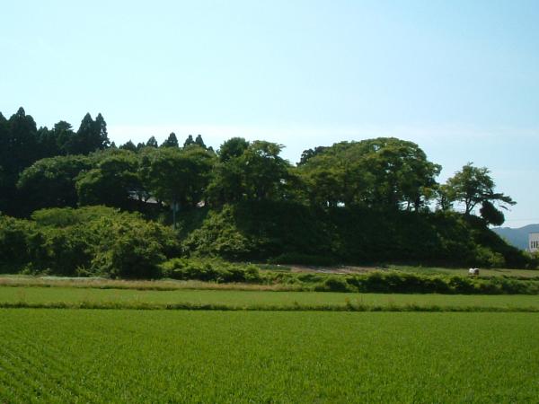 蓑首城跡写真