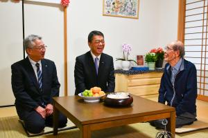 敬老100歳表敬訪問