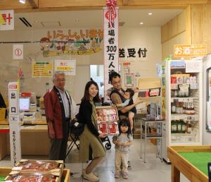 橋元町長と泉屋さん