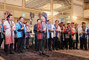 町をPRする橋元町長