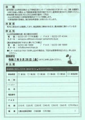 チラシ裏