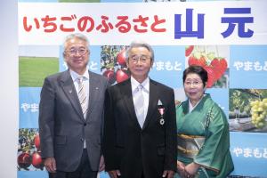 橋元町長と阿部均さん