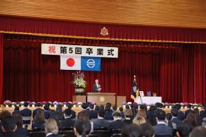 挨拶する橋元町長