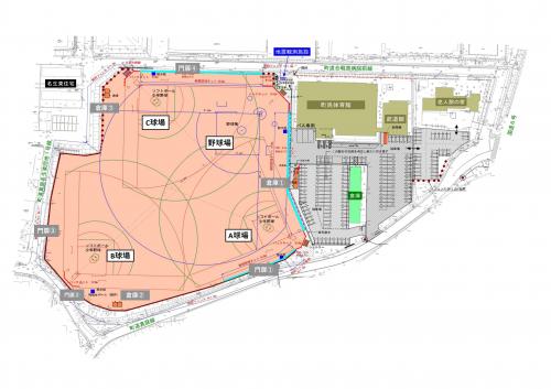 町民グラウンド図面